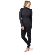 Women's Thermal Merino Rib Turtleneck - Charcoal Heather