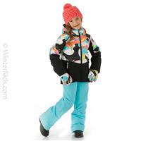 Girls Conquer Jacket - Landscape Multi -                                                                                                                                                       