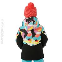 Girls Conquer Jacket - Landscape Multi -                                                                                                                                                       