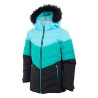 Girls Nola Jacket - Aqua / Tropical Green / Black -                                                                                                                                                       