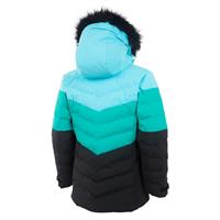 Girls Nola Jacket - Aqua / Tropical Green / Black -                                                                                                                                                       