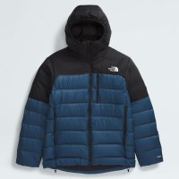 Men's Kalix Down Hoodie - Shady Blue / TNF Black
