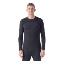 Men's Intraknit Merino 200  Crew - Charcoal / Black