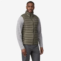 Men's Down Sweater Vest - Pine Needle Green (PNGR)