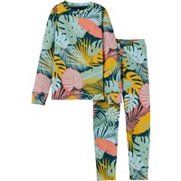 Kids' Fleece Base Layer Set - Oversized Tropical