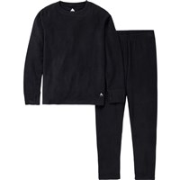 Kids' Fleece Base Layer Set - True Black
