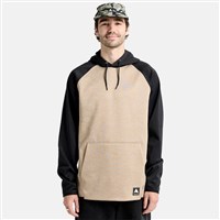 Men's Crown Weatherproof Pullover Fleece - Summit Taupe Heather / True Black