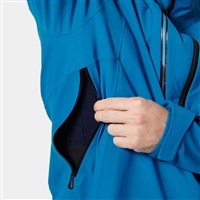 Men's Alpha Long Shell Jacket - Cerulean Blue