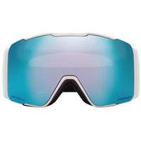 Line Miner Pro L Goggle - Matte White Frame w/ Prizm Sapphire Irid & Prizm Iced Irid Lenses (OO7136-07)
