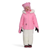 Girl's Kaizen Jacket with Faux Fur - Ballet Pink