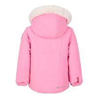 Girl's Kaizen Jacket with Faux Fur - Ballet Pink