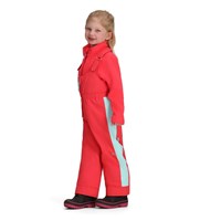 Girl's Snoverall Stripe Bib Pant - Tropical Pink