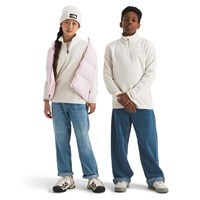 Youth Glacier 1/4 Zip Pullover - White Dune