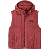 Women's Light Gust Hooded Vest - Sequoia Red