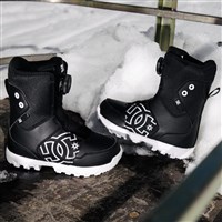 Scout Boa Snowboard Boots - Youth - Black / White