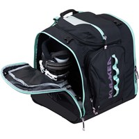 Powder Trekker Ski Boot Backpack - Black / Teal / Orchid