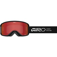 Sagen Goggles - Black Stacked Strap w/ Amber Scarlet + Yellow Lenses (7173166)