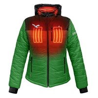 Women's Philadelphia Eagles 5V Puffer Battery Heated Jacket - Green / Black