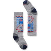 Kids Wintersport Full Cushion Ski Day OTC Socks - Light Gray