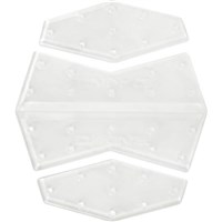 Modular Mat Stomp Pad - Clear / White