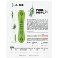 Display Men's Freestyle Snowboard - 156