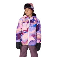 Girls Athena Insulated Jacket - Alpenglow Blue Sedimentary