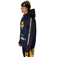 Men's 686 x Fox Racing Waterproof Hoody - Fox Navy Colorblock