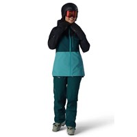 Women's Flylow Lucy Jacket - Black / Ponderosa Pine / Teal