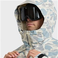 Men's Mission Print 20K Jacket - Bone White