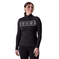 Women's Vivid 1/2 Zip Jacket - Black 2