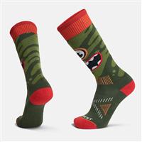 Youth Monster Party Lt Snow Sock - Kombu Green