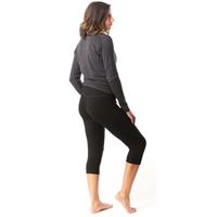 Women's Merino 250 Baselayer 3/4 Bottom - Black - Women's Merino 250 Baselayer 3/4 Bottom                                                                                                               