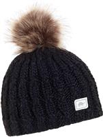 Women's Fifi Merino Wool Pom Beanie - Black - Women's Fifi Merino Wool Pom Beanie                                                                                                                   