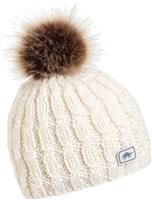 Women's Fifi Merino Wool Pom Beanie - White - Women's Fifi Merino Wool Pom                                                                                                                          