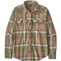 Women's Longsleeve Organic Cotton Midweight Fjord Flannel Shirt - Comstock / Garden Green (CMKG)