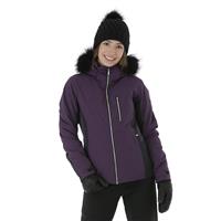 Sunice Rae Jacket with Real Fur - Women's - Blackberry
