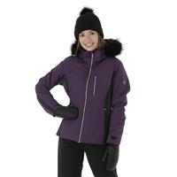 Sunice Rae Jacket with Real Fur - Women's - Blackberry