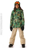 Boys Servo Youth Jacket - Chive Leaf Camo Youth - DC Boys Servo Youth Jacket - winterkids.mom                                                                                                           