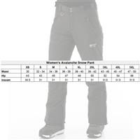 Women's Avalanche Snow Pants - Black