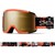 Cinder Chop Up Frame w/ ChromaPop Sun Black Gold Mirror + Clear Lenses (M006683QO99MN)